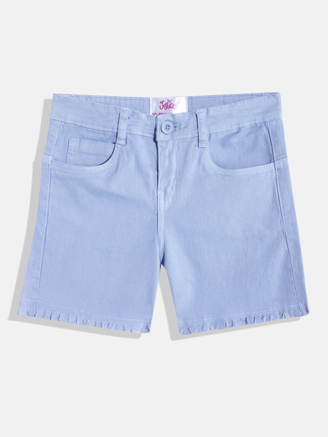 

JUSTICE Girls Slim Fit Shorts, Blue