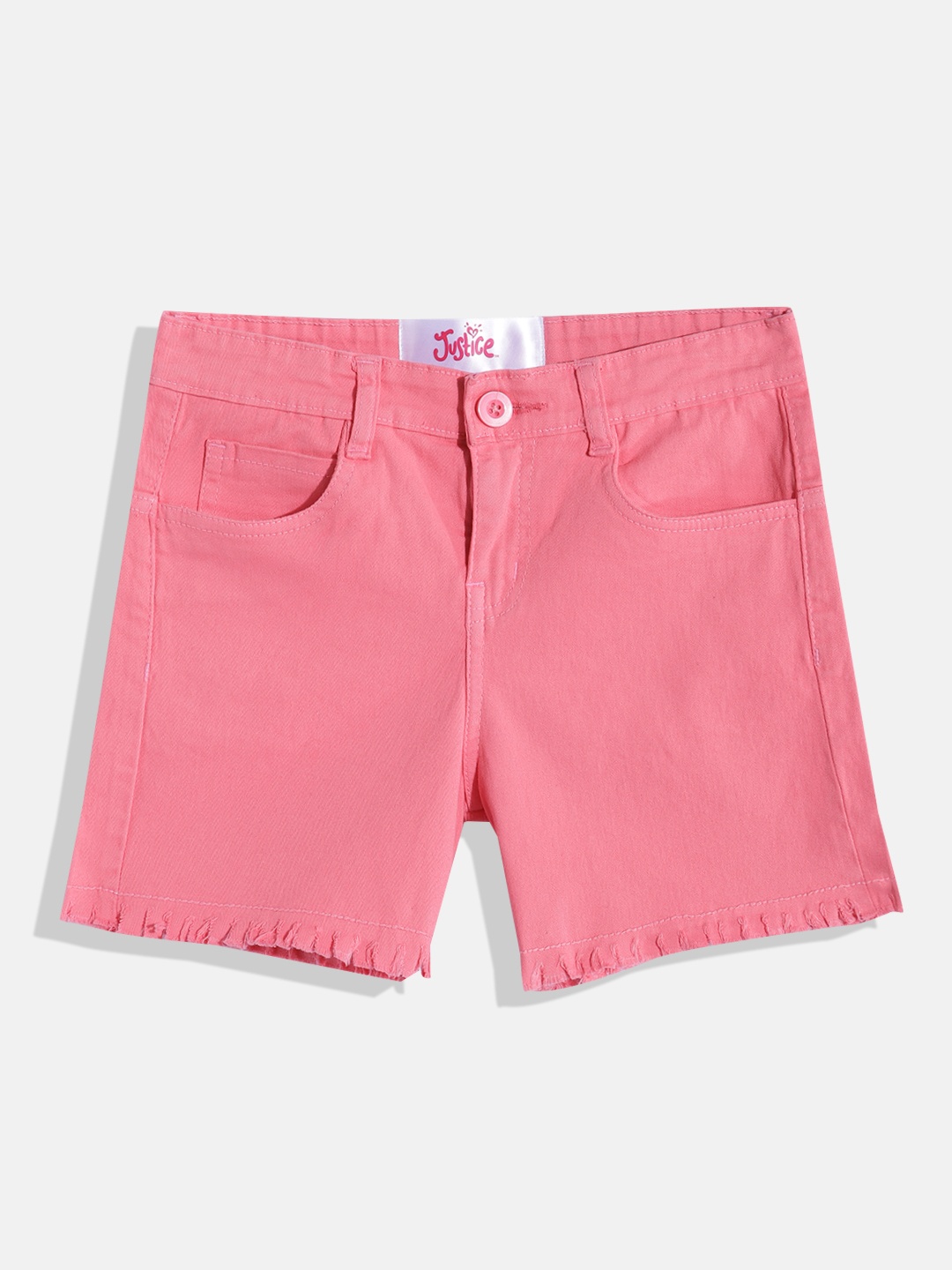 

JUSTICE Girls Slim Fit Shorts, Pink