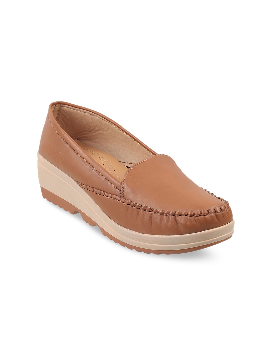 

Metro Women Heeled Loafers, Tan