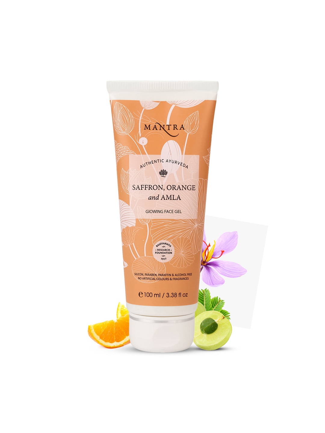 

Mantra Herbal Saffron & Orange Glowing Face Gel with Amla - 100ml