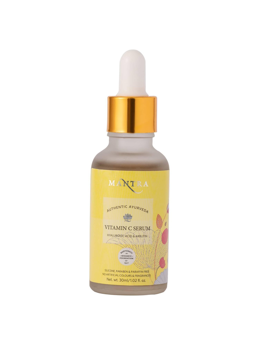 

Mantra Herbal Vitamin C Serum with Hyaluronic Acid & Arbutin - 30ml, Yellow
