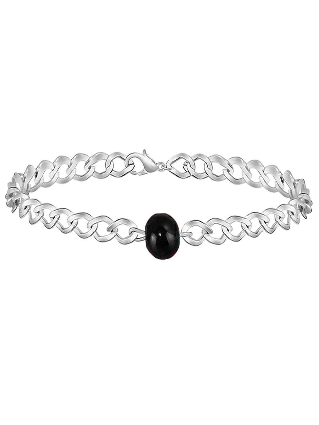 

Mikado Women Crystals Link Bracelet, Silver