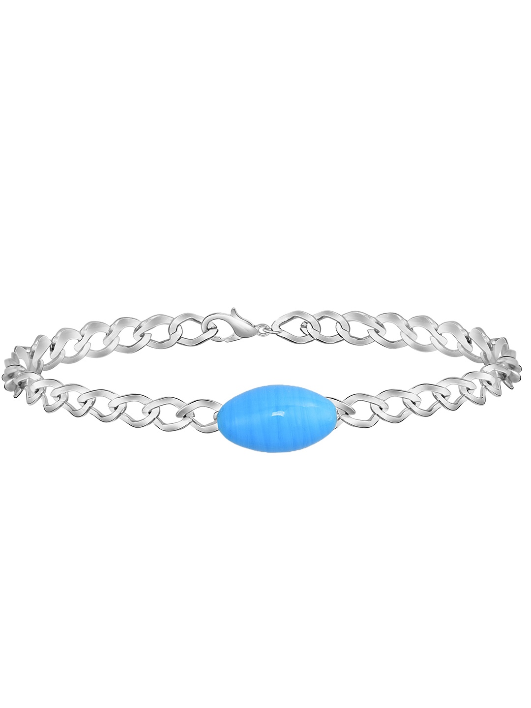 

Mikado Silver-Plated Crystals Link Bracelet