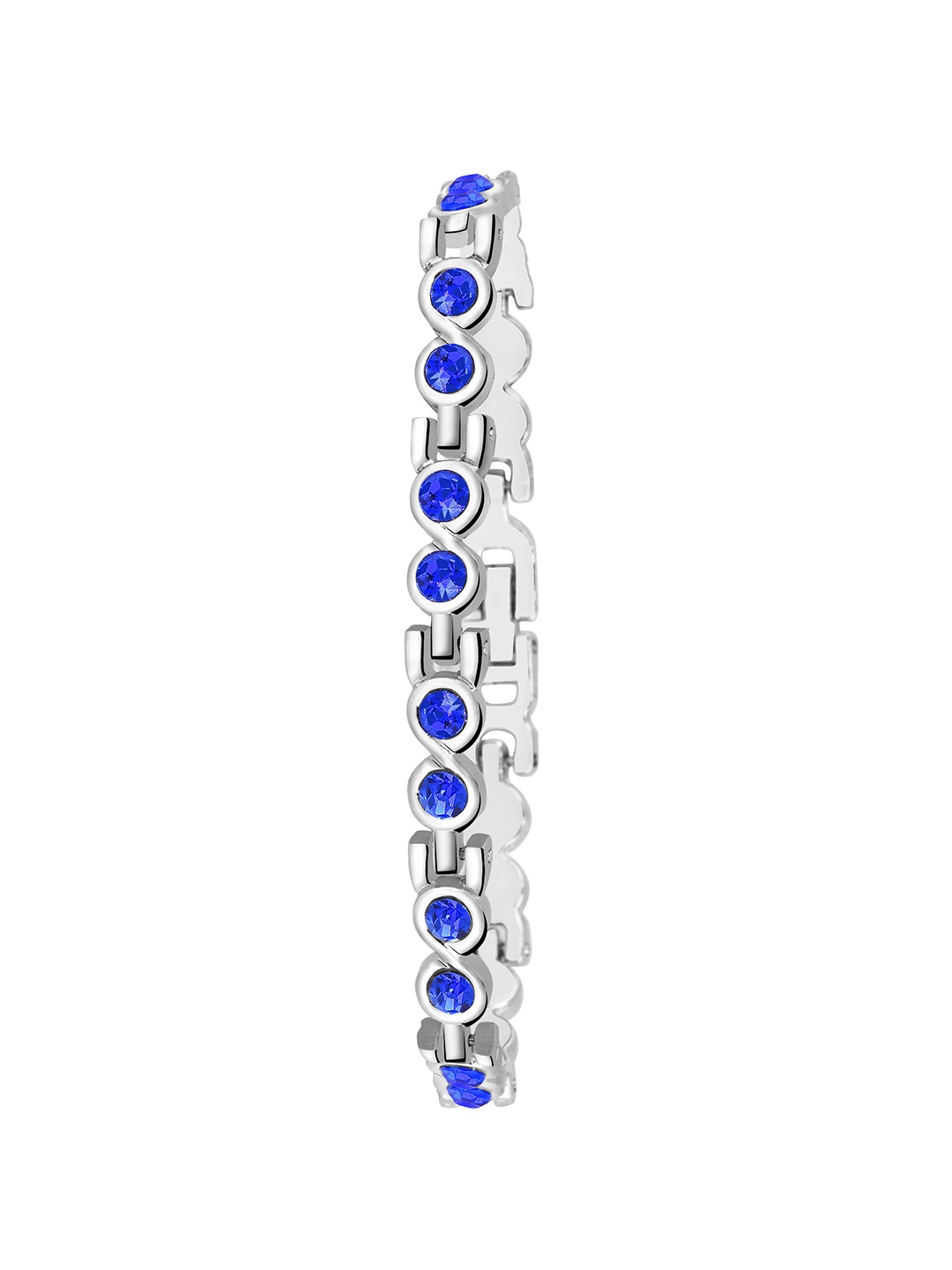 

Mikado Crystals Wraparound Bracelet, Blue