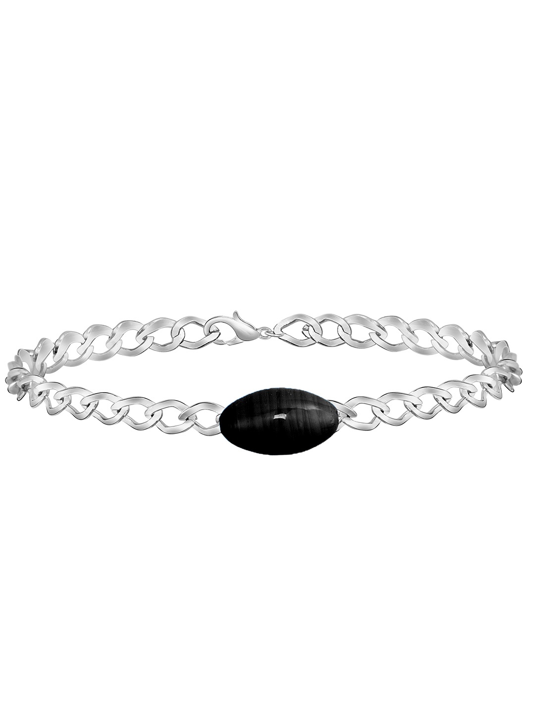 

Mikado Silver-Plated Crystals Link Bracelet