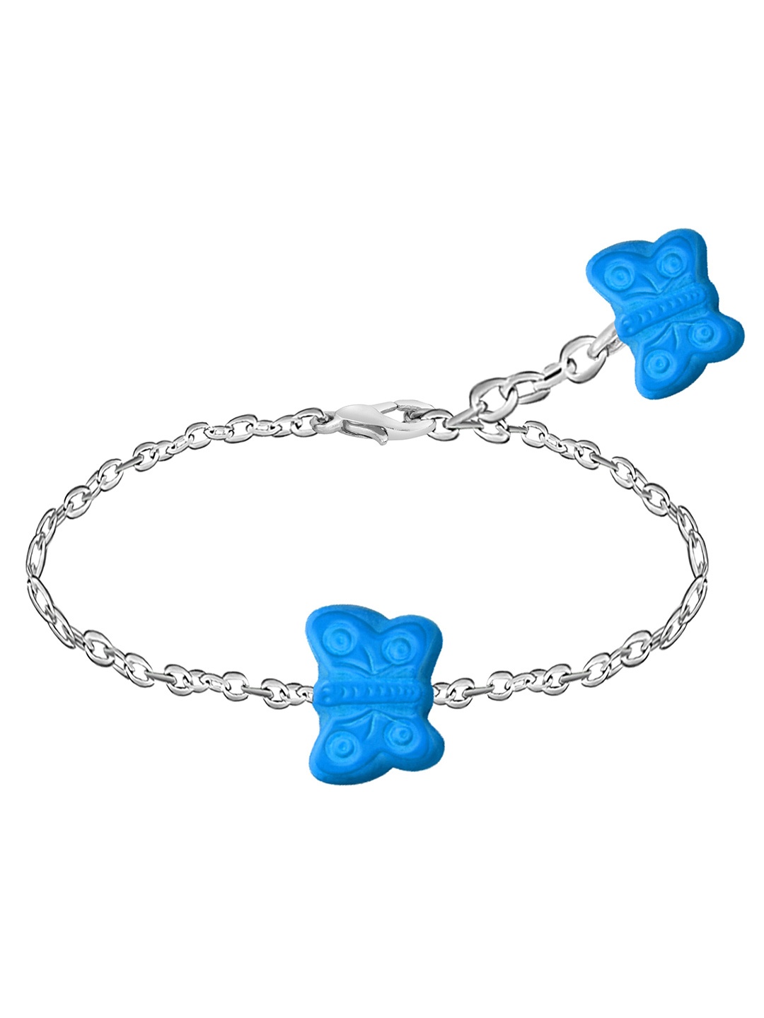 

Mikado Crystals Link Bracelet, Silver