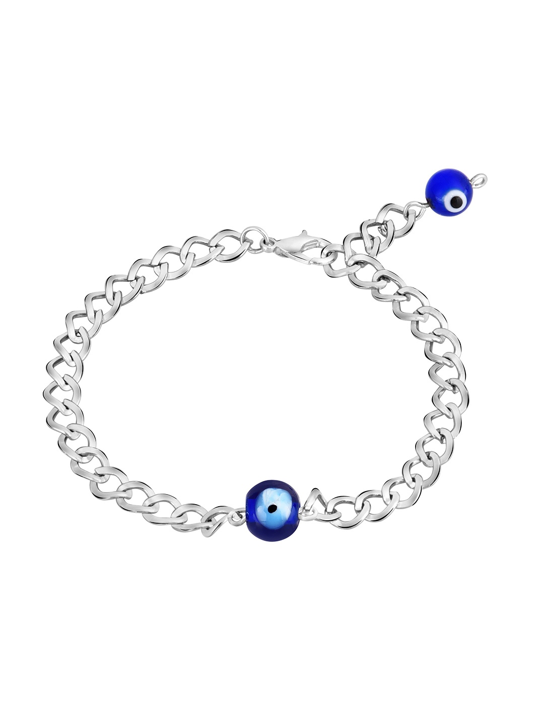 

Mikado Crystals Link Bracelet, Silver