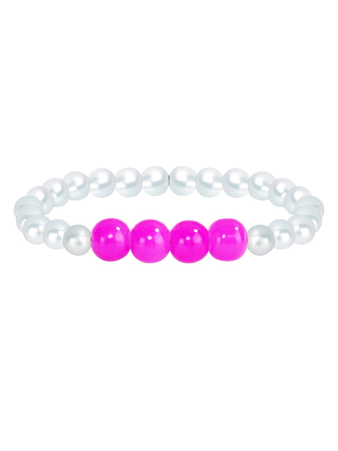 

Mikado Men Artificial Beads Bracelet, Transparent