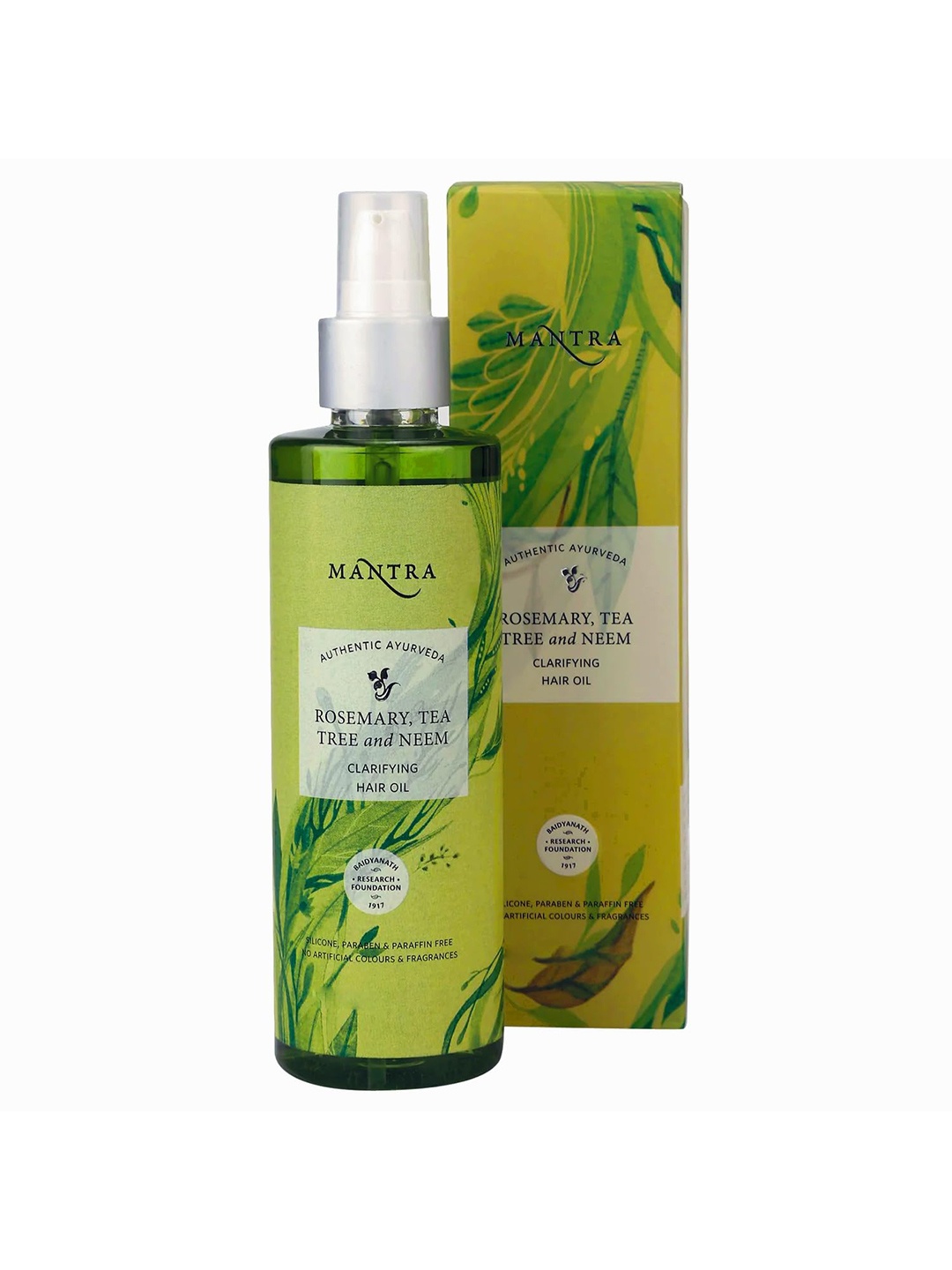 

Mantra Herbal Rosemary Tea Tree & Neem Clarifying Hair Oil 100ml, Red
