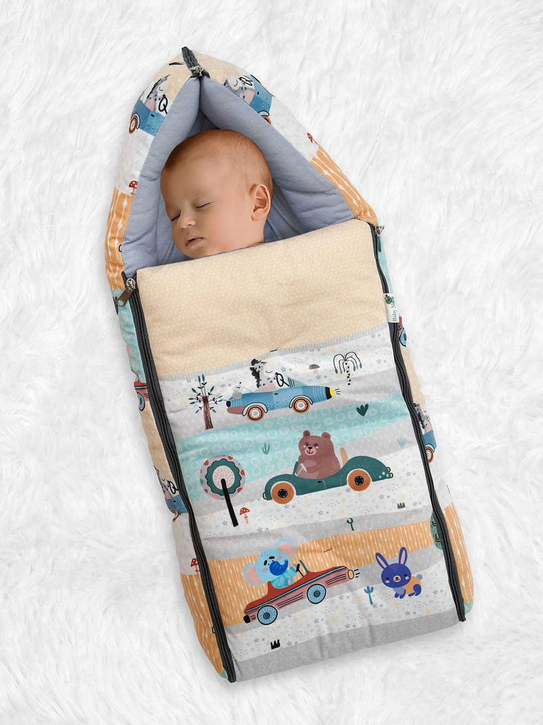 

Baby Moo Infants Kids Printed Sleeping Bag, Yellow