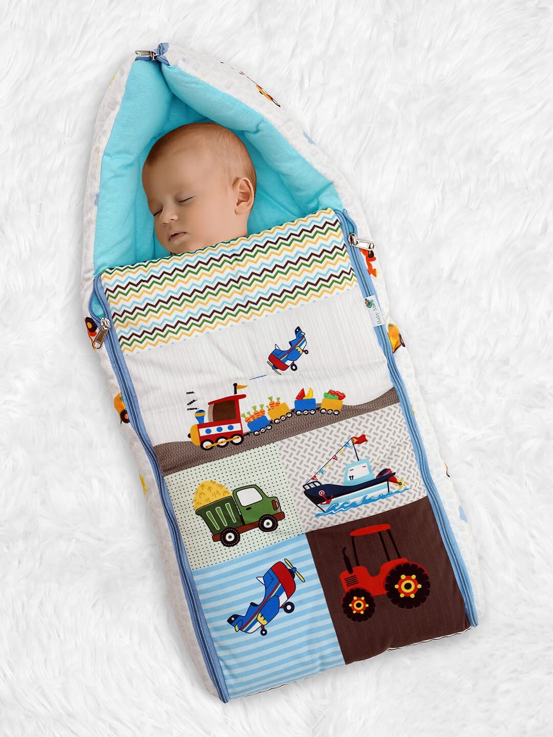 

Baby Moo Infant Kids Printed Sleeping Bag, Blue