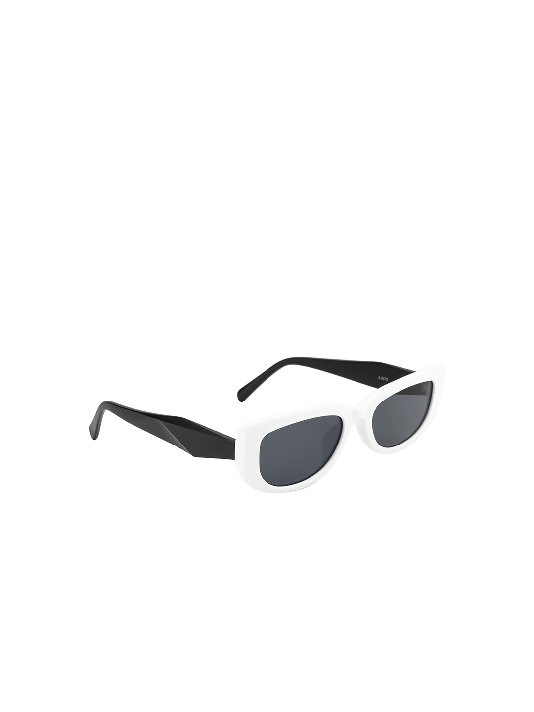 

DressBerry Women Black Lens & White Cateye Sunglasses with UV Protected Lens DB-JL9270-C6, Grey