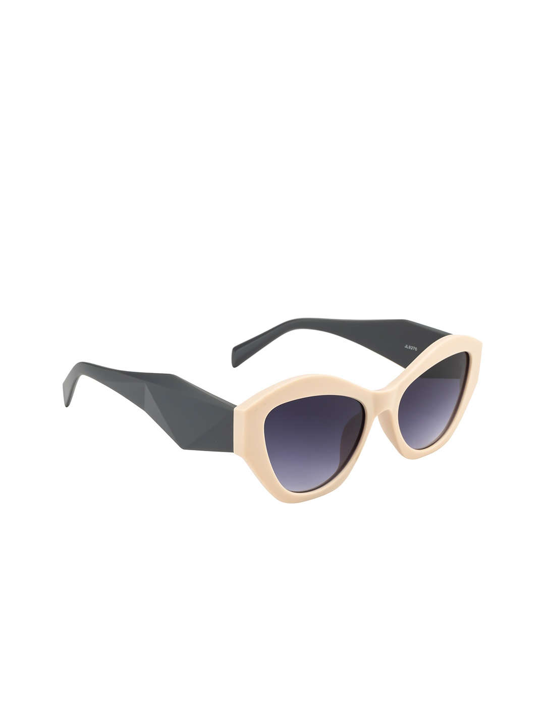 

DressBerry Women Grey Lens & Cateye Sunglasses With UV Protected Lens DB-JL9276-C3, Cream