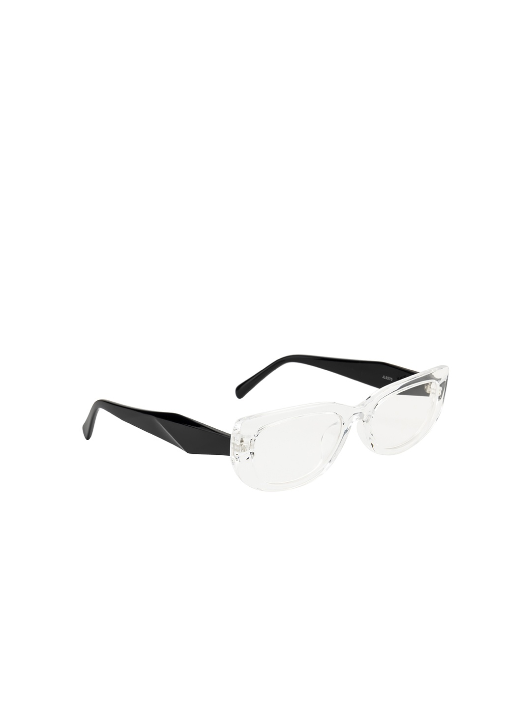 

DressBerry Women Clear Lens & White Cateye Sunglasses DB-JL9270-C5, Transparent
