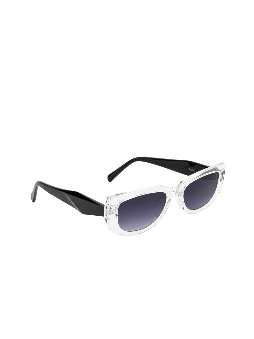 

DressBerry Women Grey Lens & White Cateye Sunglasses With UV Protected Lens DB-JL9270-C7, Transparent