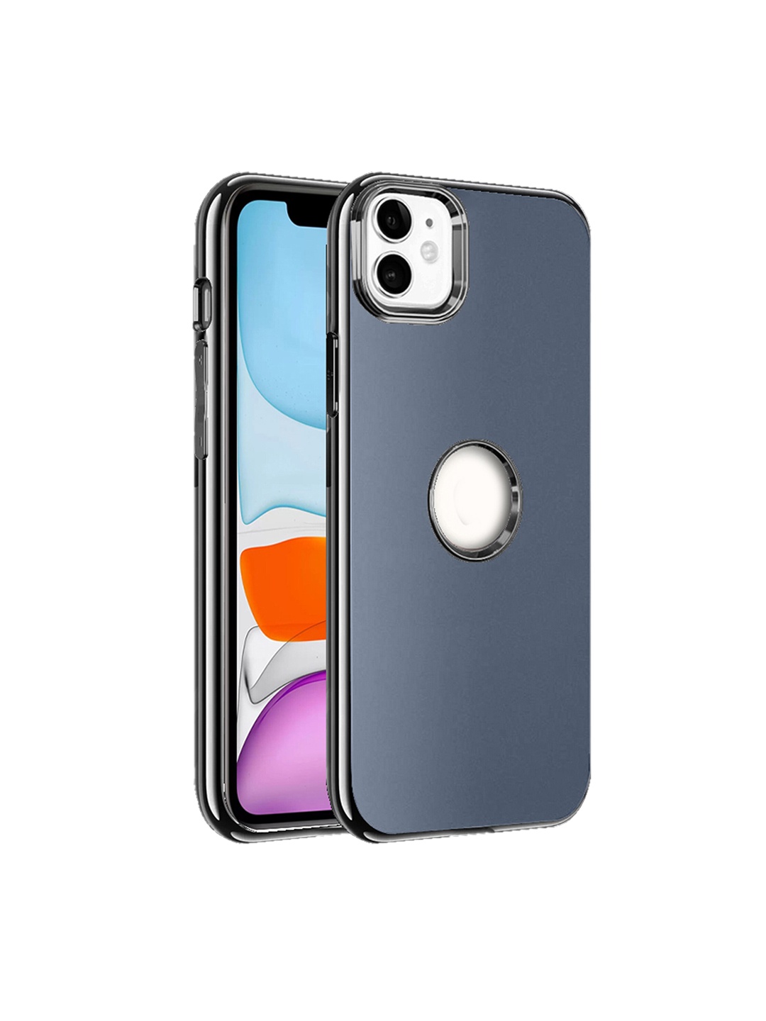 

Karwan Karwan Anti-Scratch Compatible iPhone 12 Back Case, Black