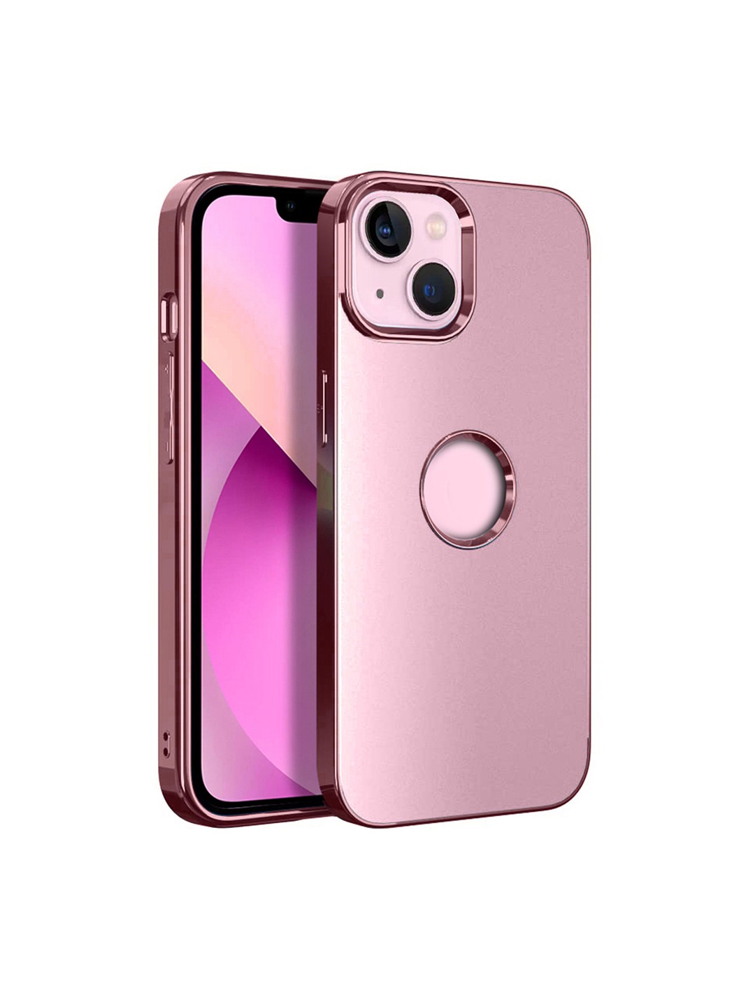 

Karwan Anti-Scratch Compatible iPhone 14 Plus Back Case, Pink