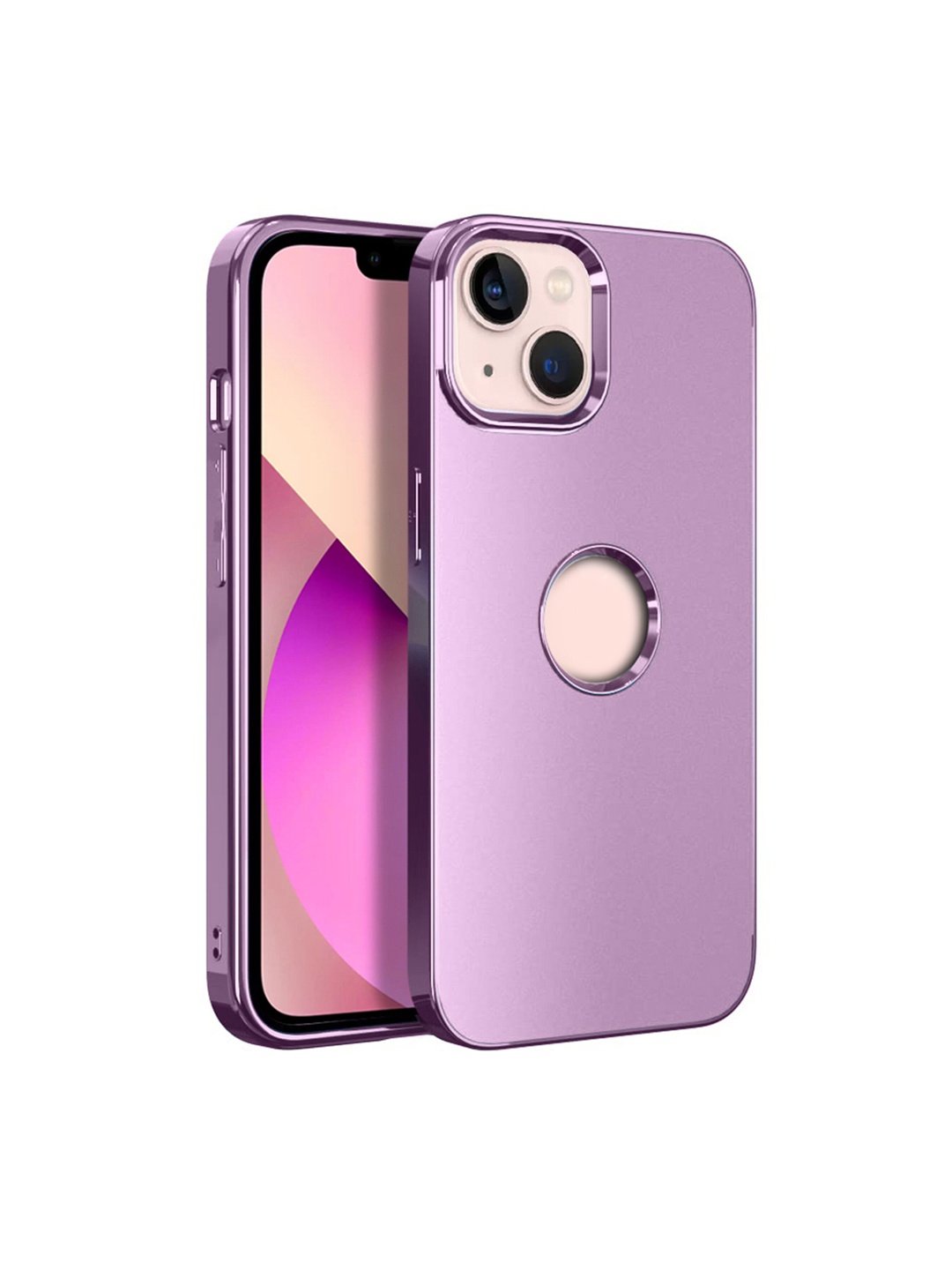 

Karwan Anti-Scratch Compatible iPhone 13 Back Case, Purple
