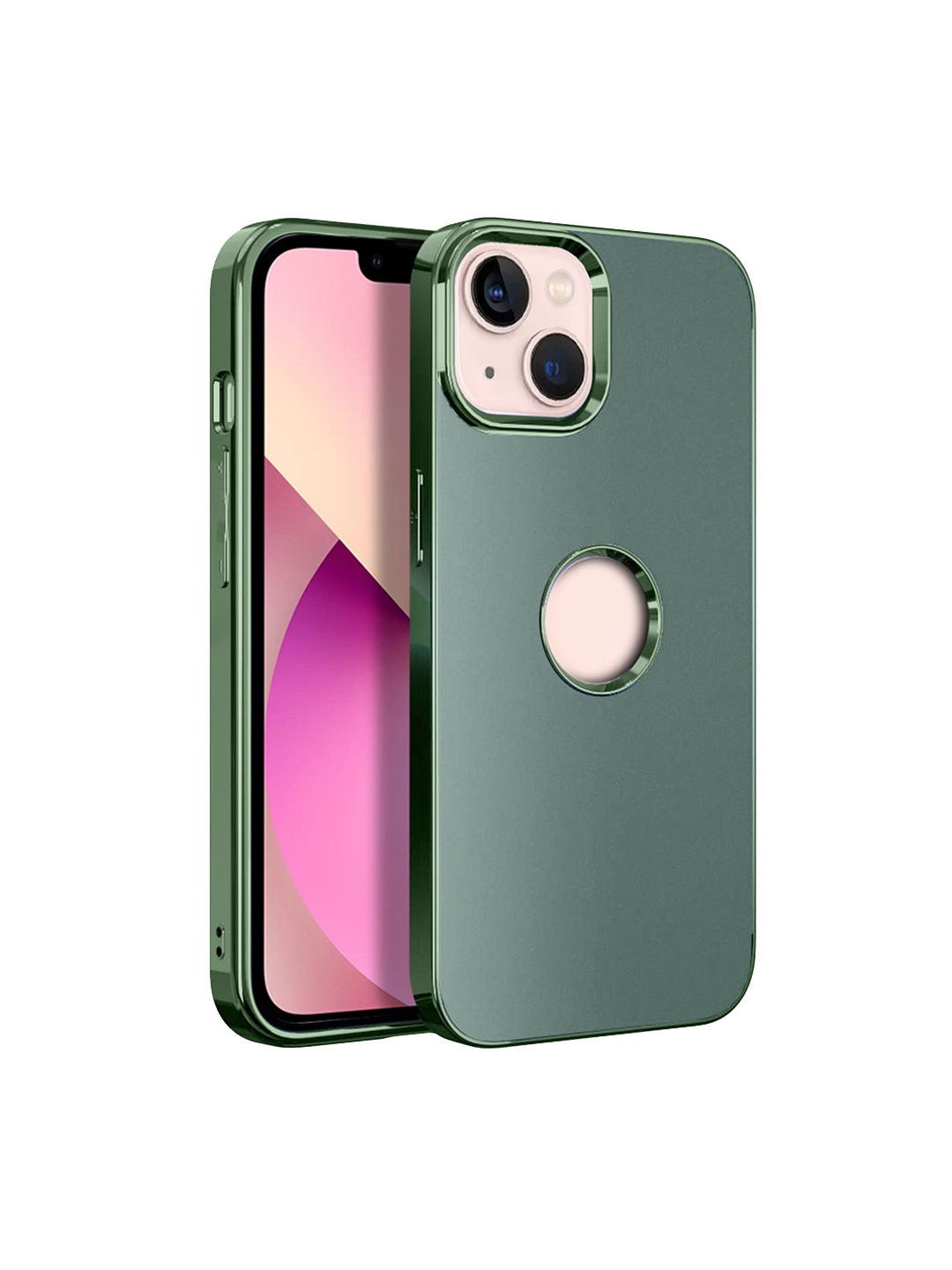 

Karwan Anti-Scratch Compatible iPhone 13 Back Case, Green