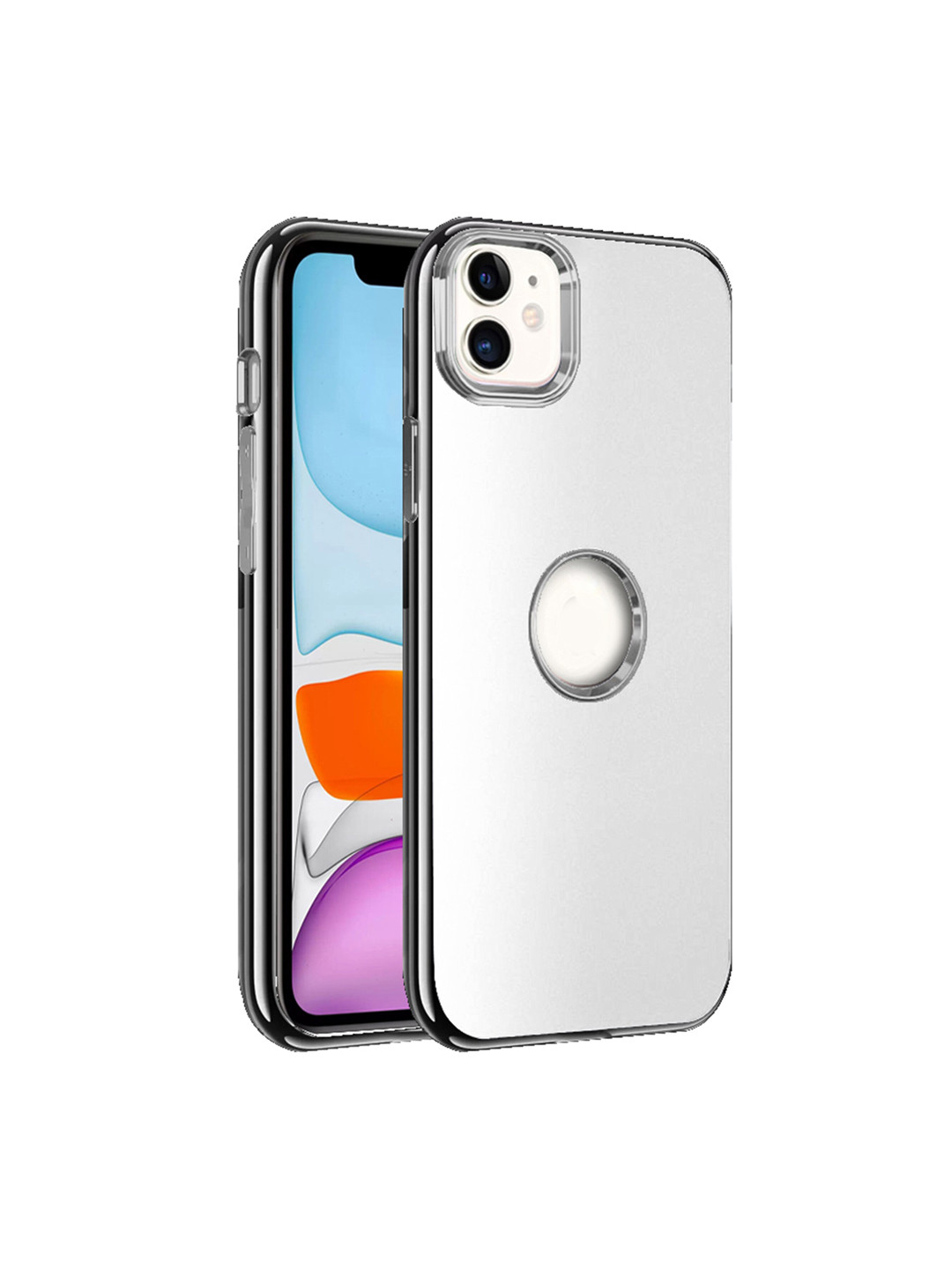 

Karwan Anti-Scratch Compatible iPhone 12 Back Case, White