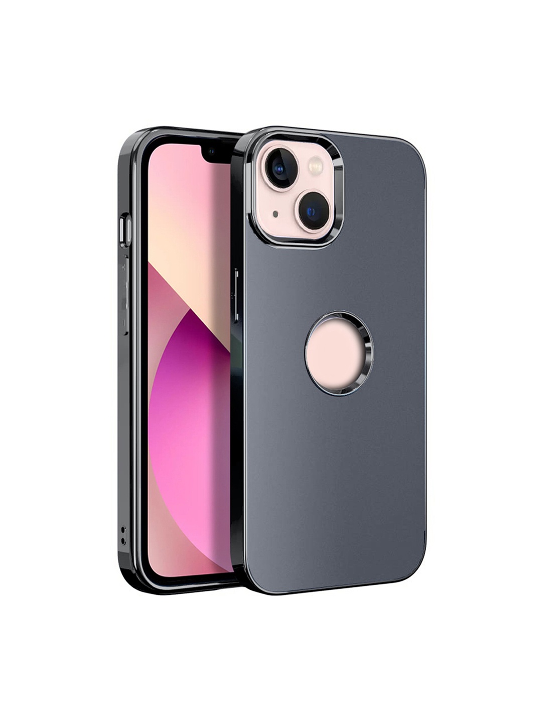 

Karwan Anti-Scratch Compatible iPhone 13 Back Case, Black