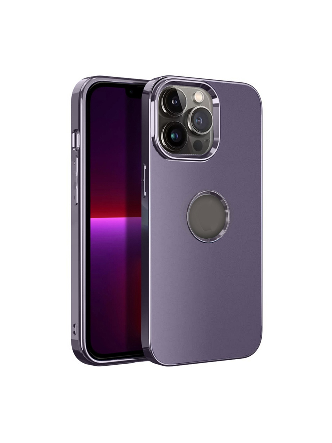 

Karwan Anti-Scratch Compatible iPhone 13 Pro Max Back Case, Purple