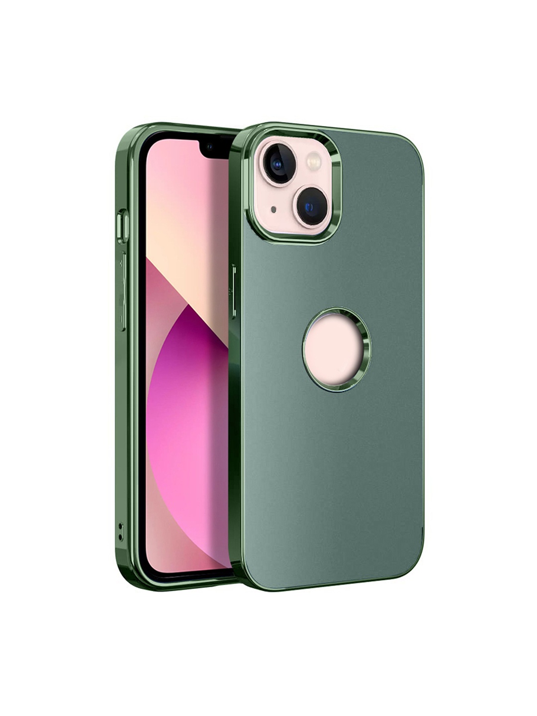 

Karwan Anti-Scratch Compatible iPhone 14 Back Case, Green