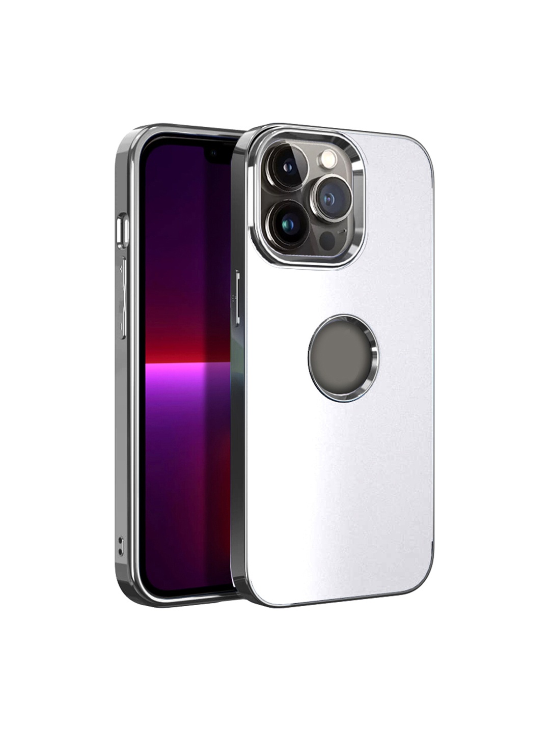

Karwan Anti-Scratch Compatible iPhone 13 Pro Back Case, White