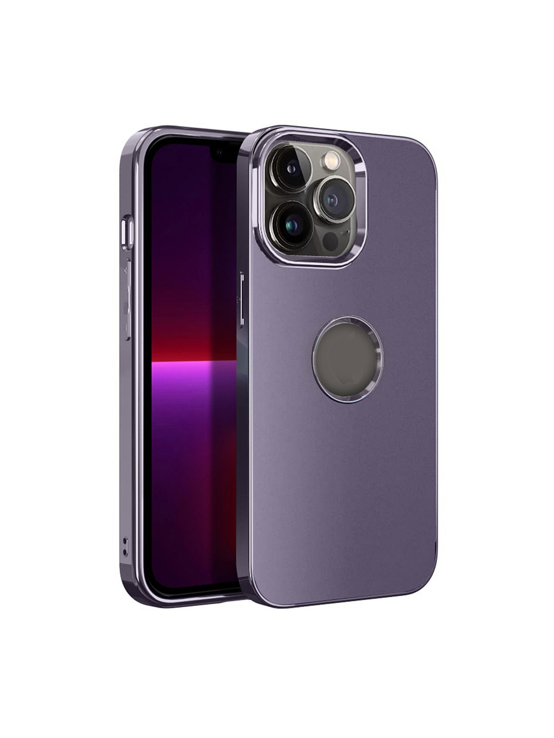 

Karwan Anti-Scratch Compatible iPhone 13 Pro Back Case, Purple