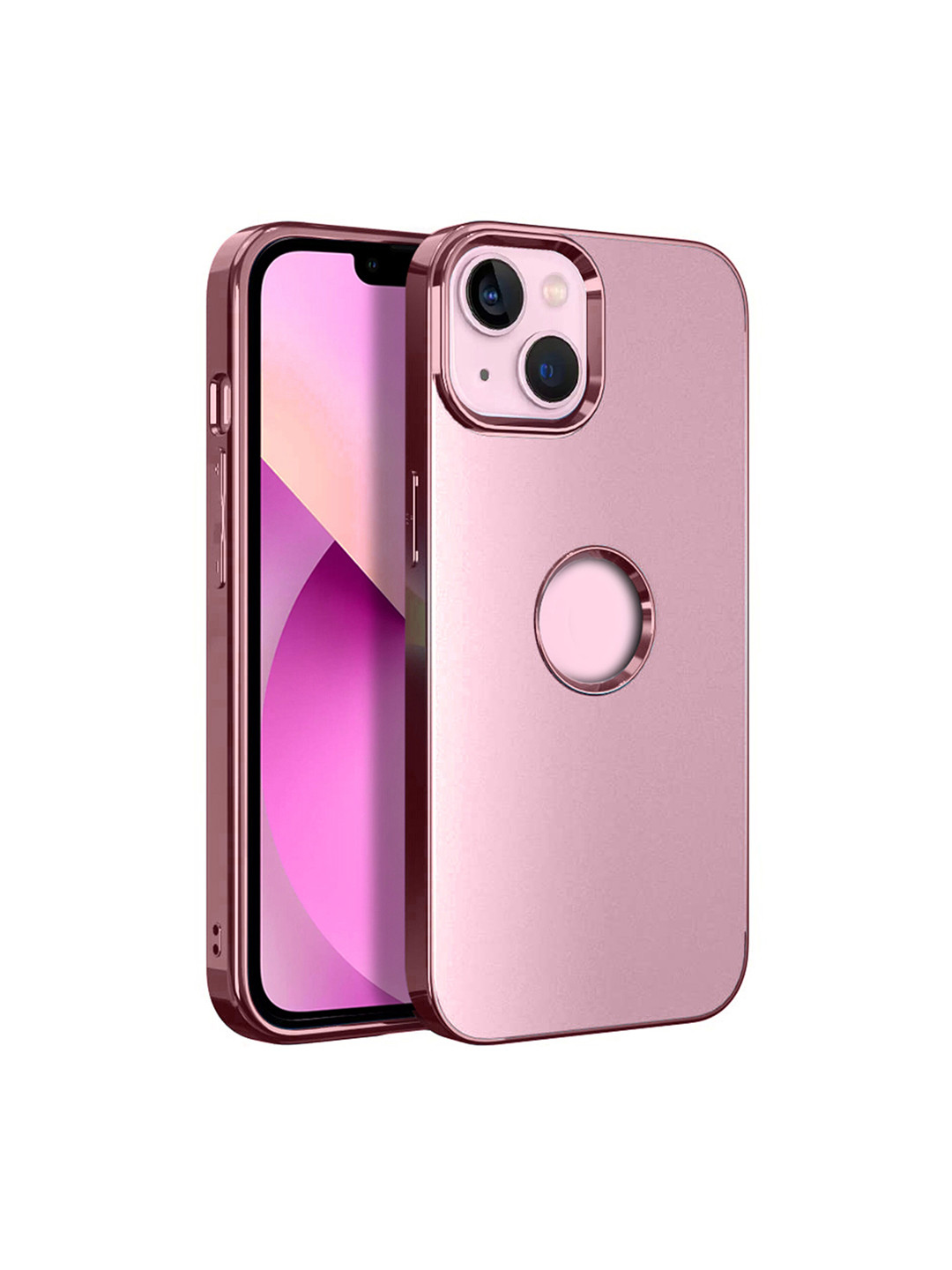 

Karwan Anti-Scratch Compatible iPhone 14 Back Case, Pink