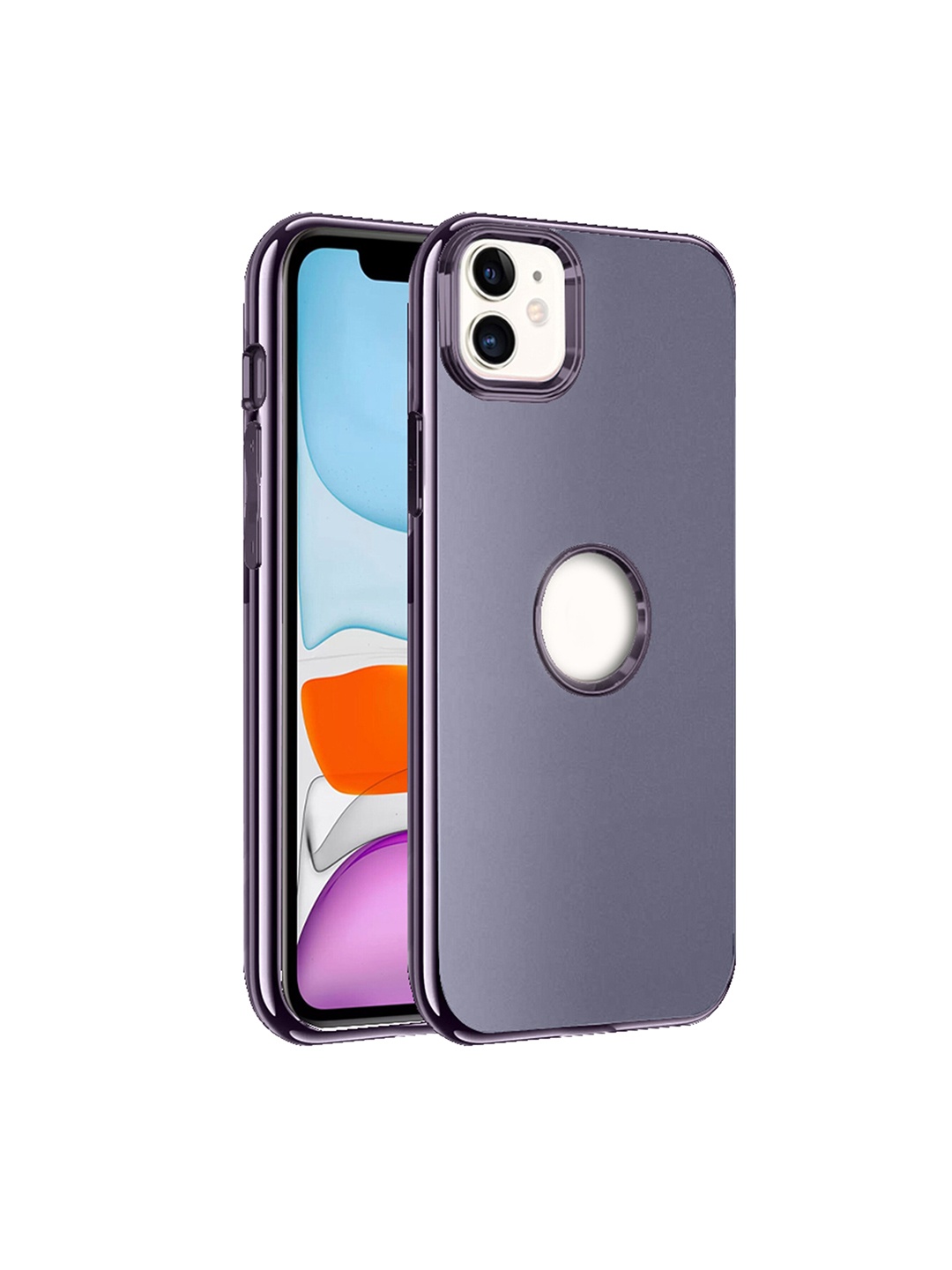 

Karwan Anti-Scratch Compatible iPhone 12 Back Case, Purple