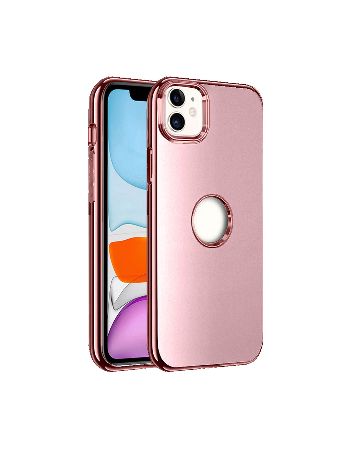 

Karwan Anti-Scratch Compatible iPhone 12 Back Case, Pink