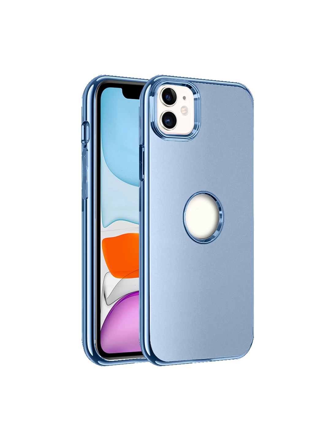 

Karwan Anti-Scratch Compatible iPhone 12 Back Case, Blue