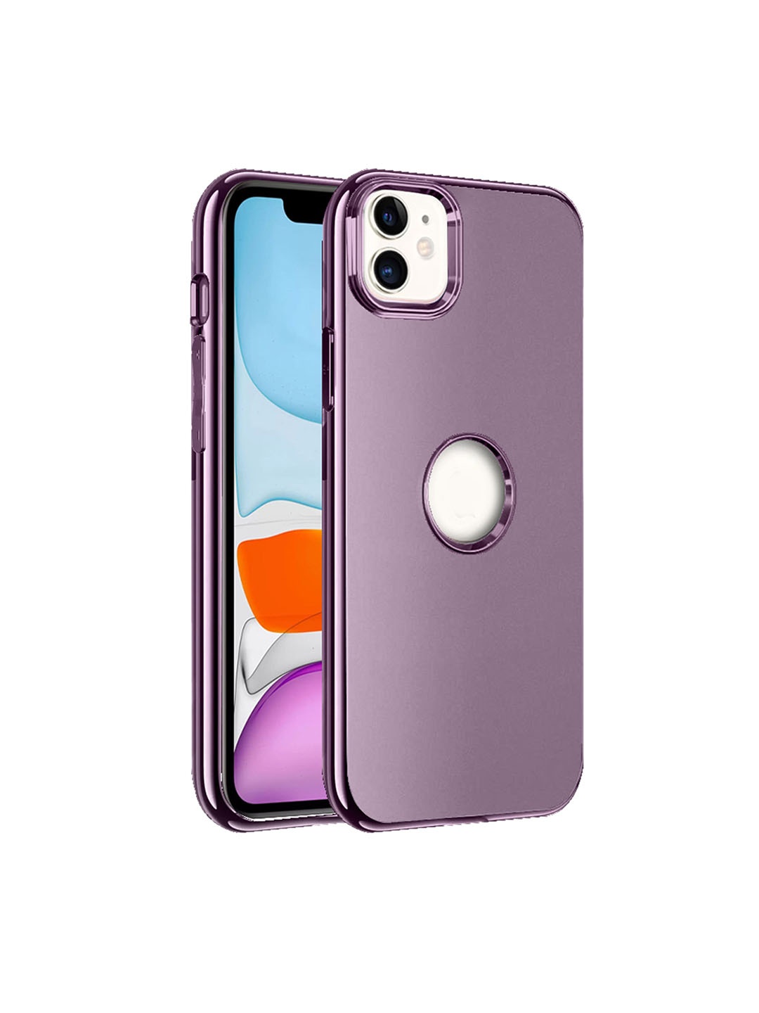 

Karwan Anti-Scratch Compatible iPhone 11 Back Case, Purple