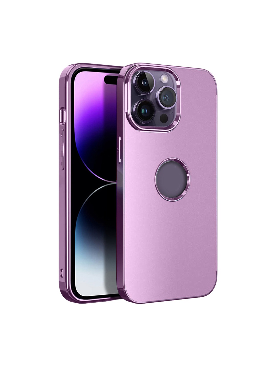

Karwan Anti-Scratch Compatible iPhone 14 Pro Back Case, Purple