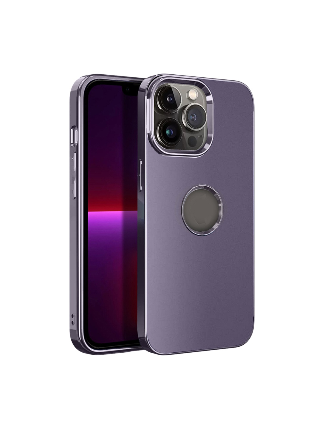 

Karwan Anti-Scratch Compatible iPhone 12 Pro Max Back Case, Purple