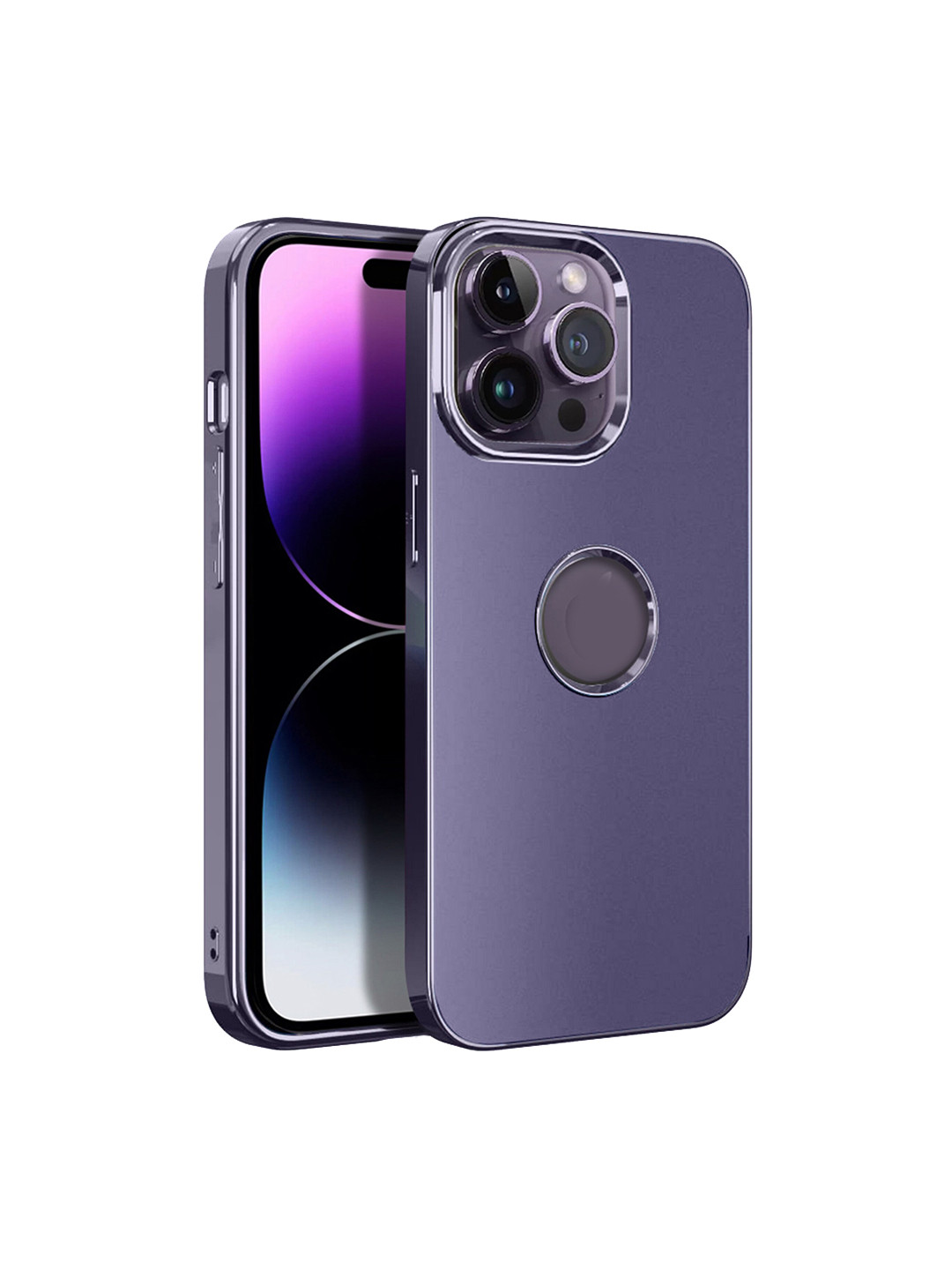 

Karwan Anti-Scratch Compatible iPhone 14 Pro Max Back Case, Purple