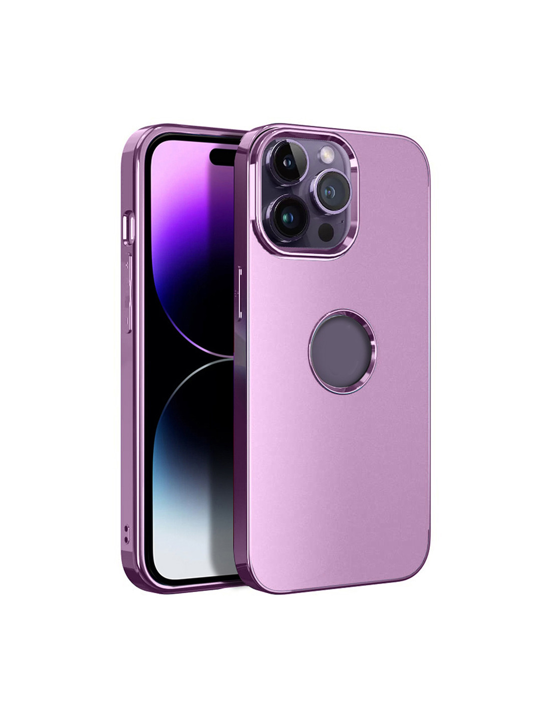 

Karwan Anti-Scratch Compatible iPhone 14 Pro Max Back Case, Purple