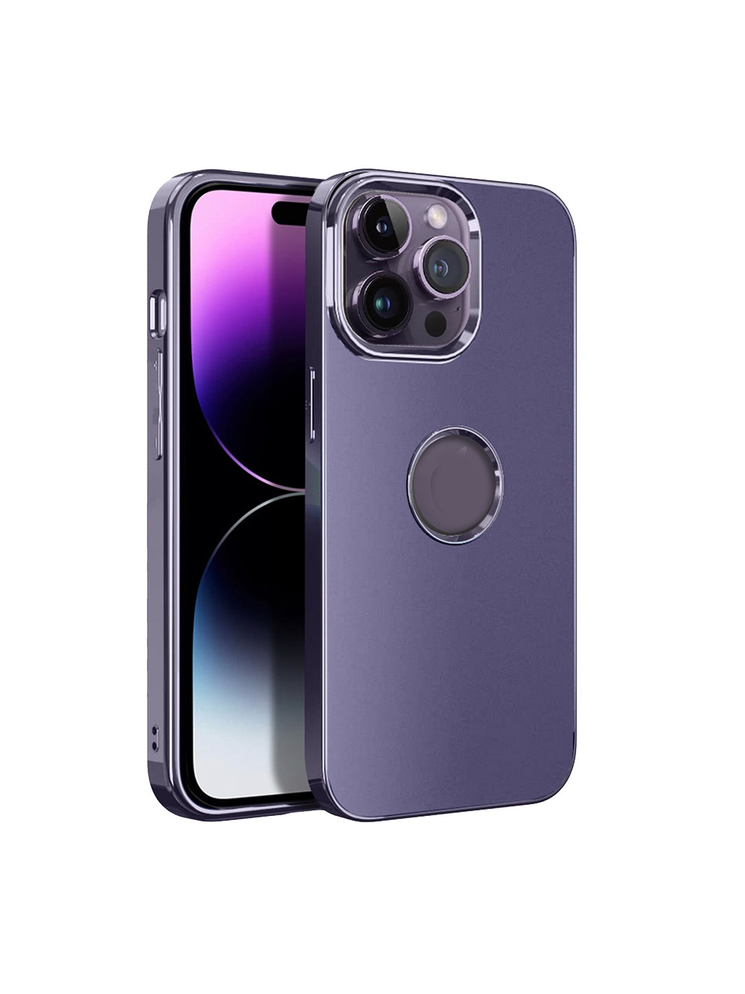 

Karwan Anti-Scratch Compatible iPhone 14 Pro Back Case, Purple