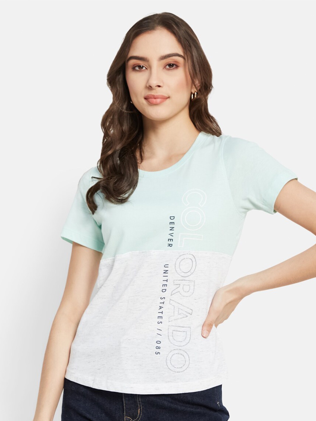 

METTLE Colourblocked Cotton T-shirt, Grey