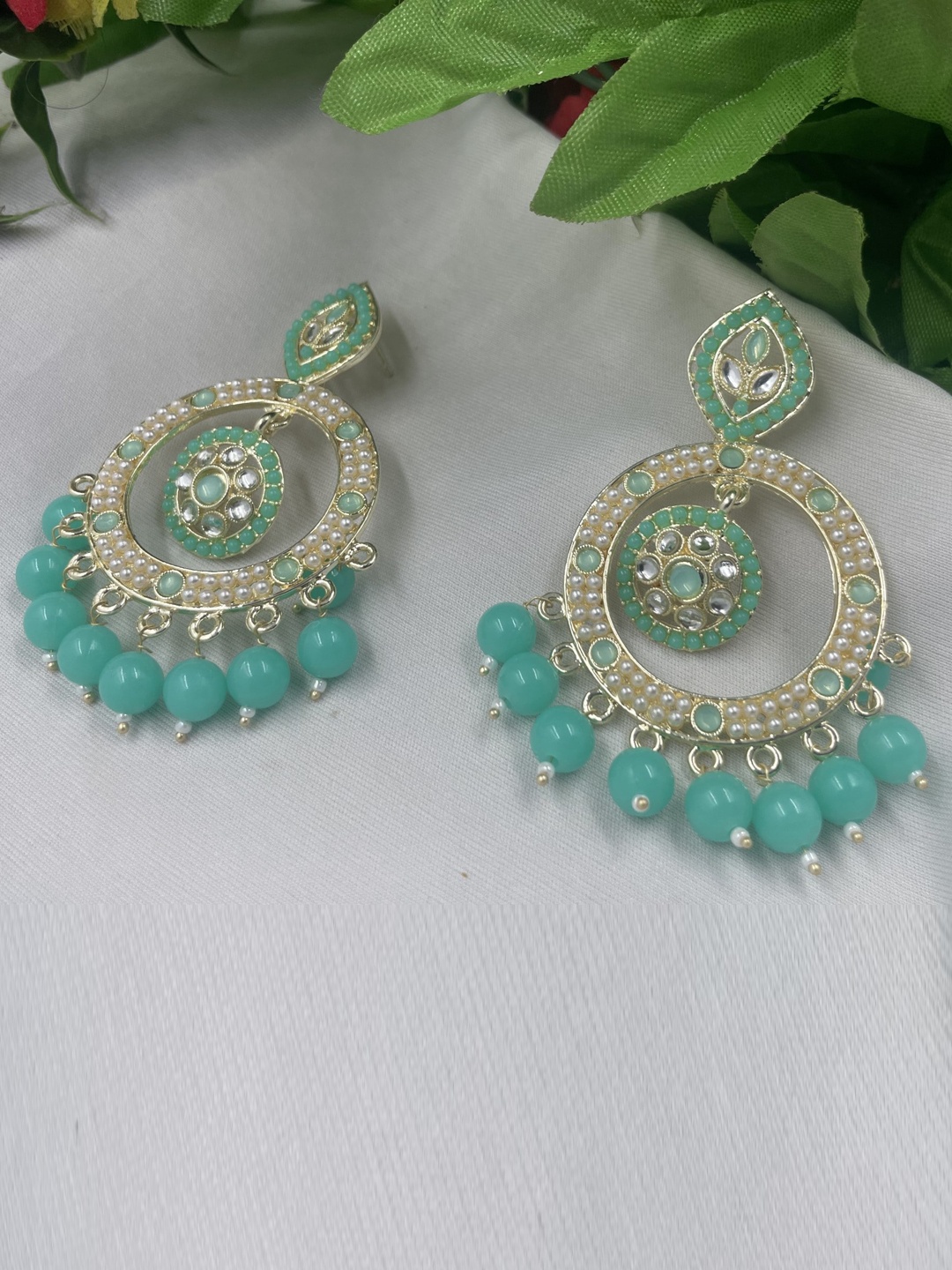 

Rhymee Gold-Plated Floral Drop Earrings