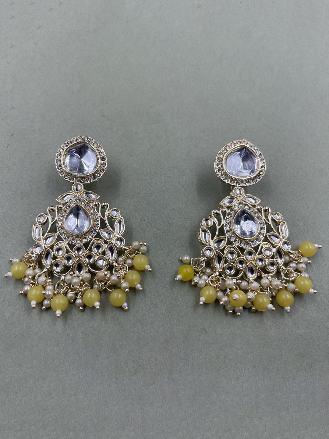 

Rhymee Gold-Plated Floral Drop Earrings