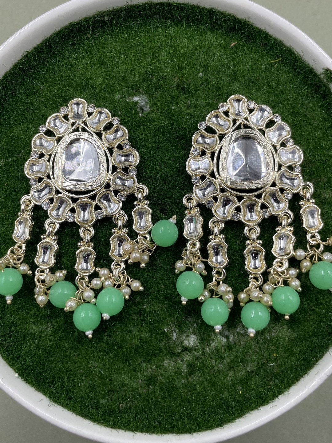 

Rhymee Gold-Plated Floral Drop Earrings