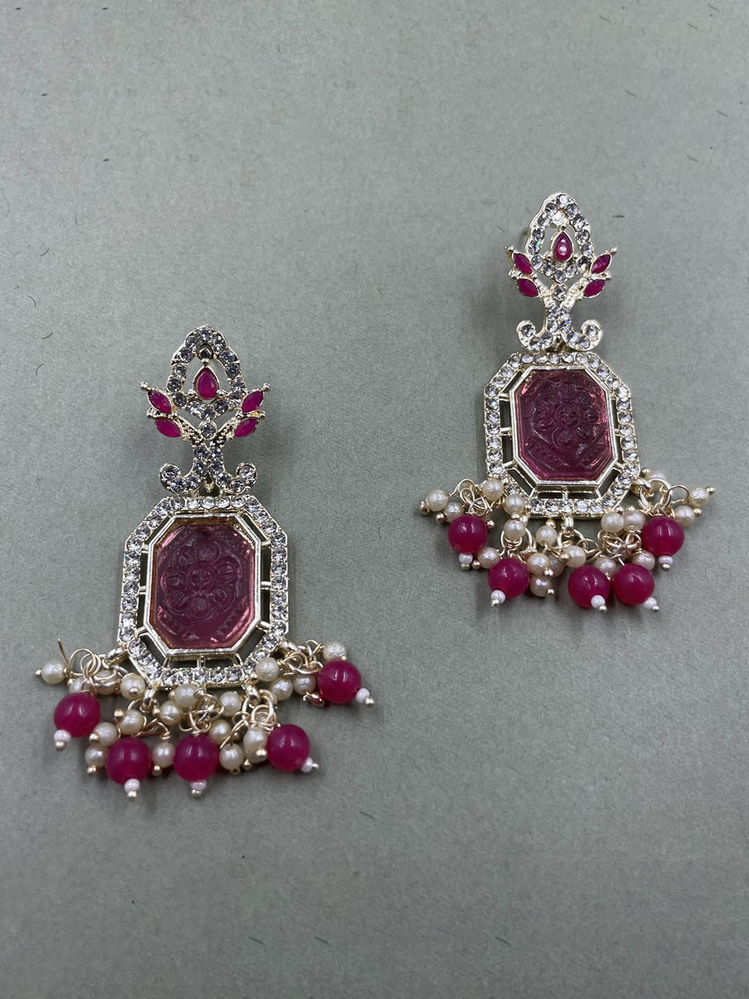 

Rhymee Gold-Plated Floral Drop Earrings