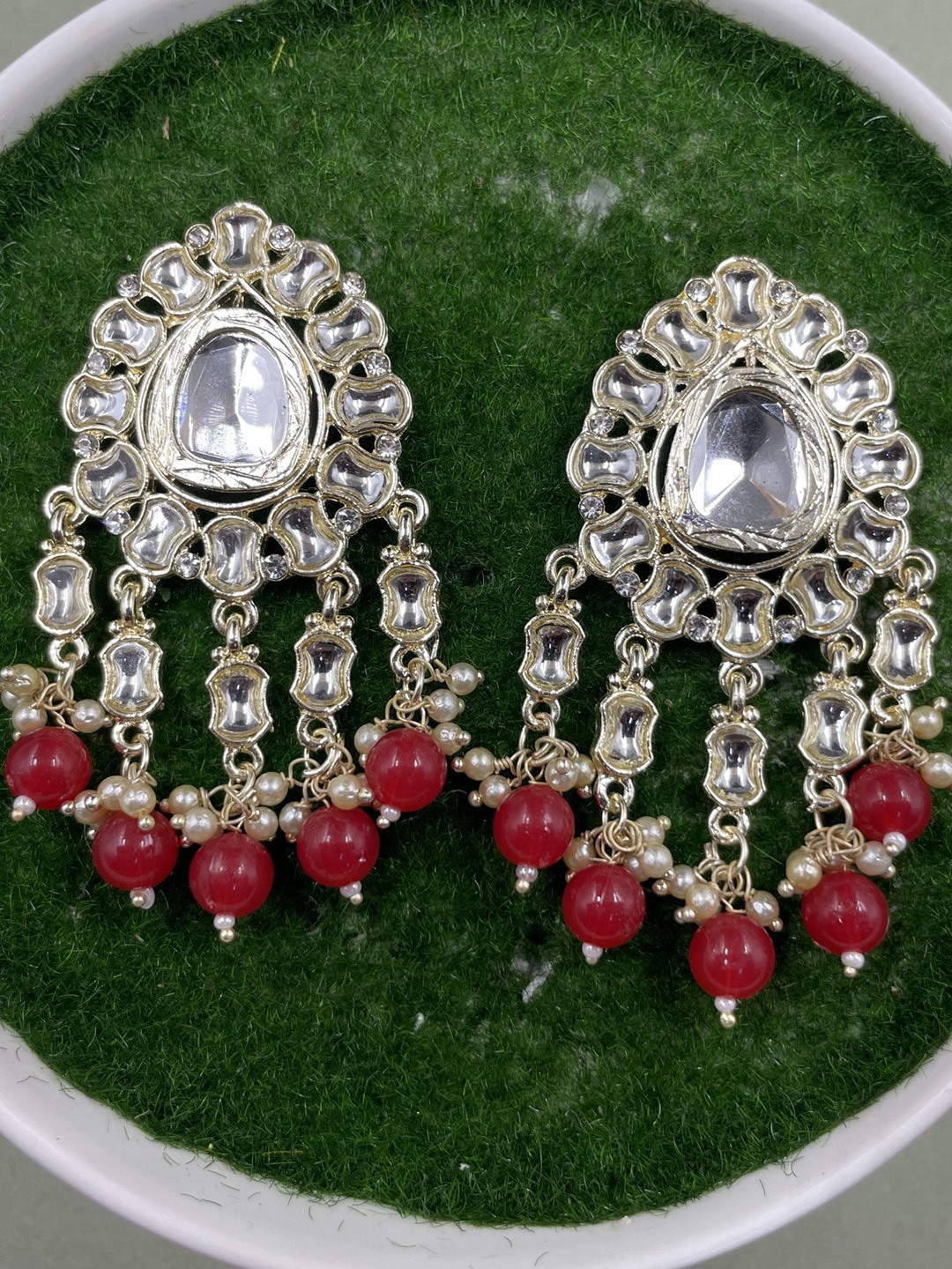 

Rhymee Gold-Plated Floral Drop Earrings