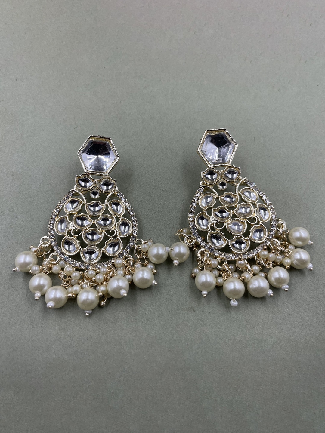 

Rhymee Gold-Plated Floral Drop Earrings