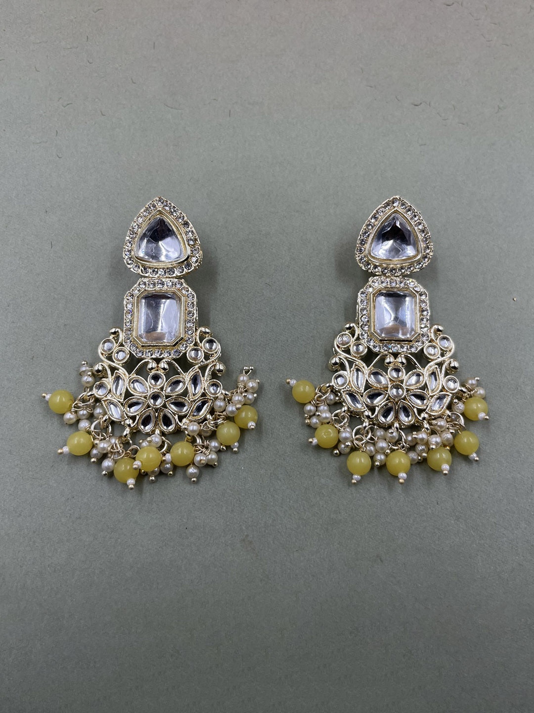 

Rhymee Gold-Plated Floral Drop Earrings