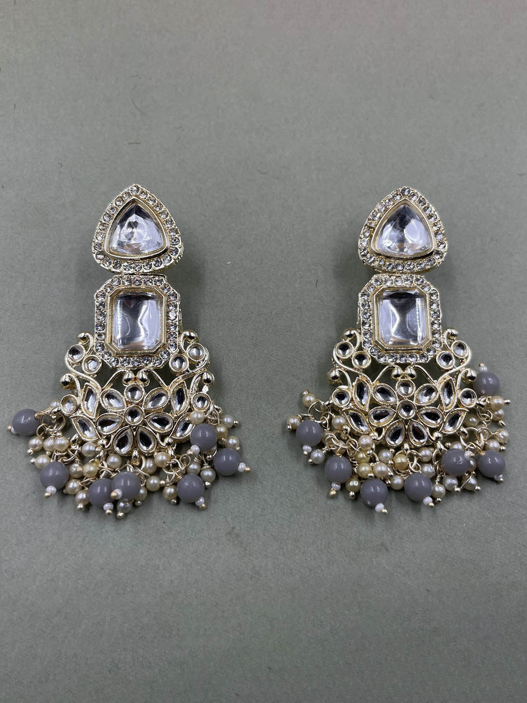 

Rhymee Gold-Plated Floral Drop Earrings