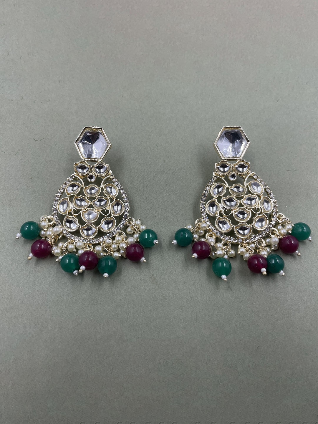 

Rhymee Gold-Plated Floral Drop Earrings