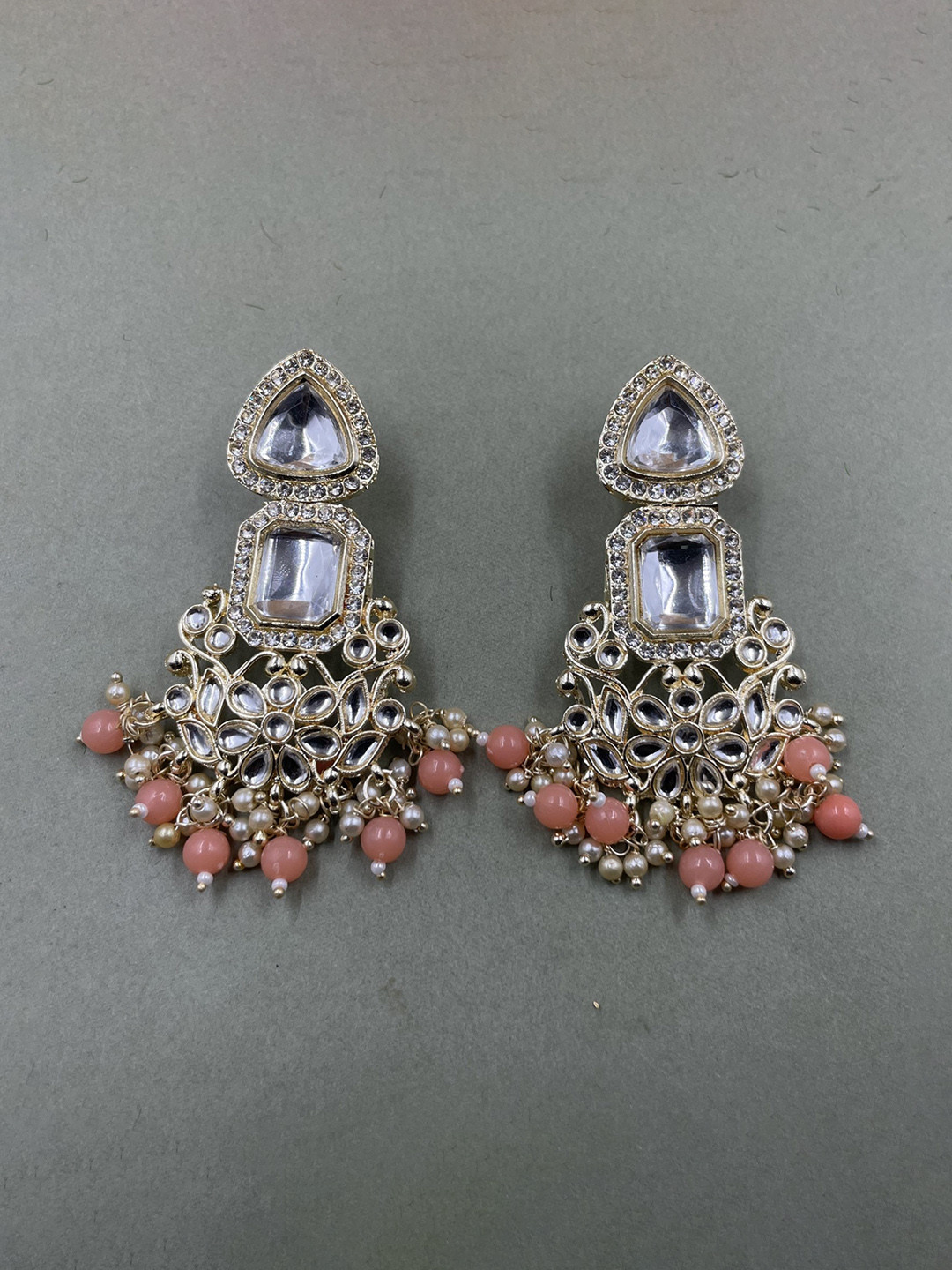 

Rhymee Gold-Plated Floral Jhumkas Earrings